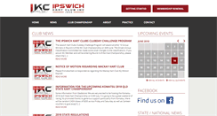 Desktop Screenshot of ipswichkartclub.org.au
