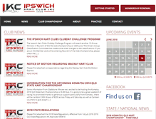 Tablet Screenshot of ipswichkartclub.org.au